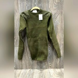 NEW Rothco Military Green Long Sleeve Sweater NWT - Size XL